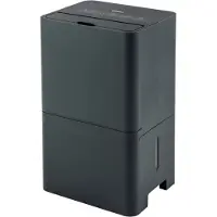 Qlima D812 Smart Luftentfeuchter WiFi 3-lagiger Filter - 50-75m³ - 2L - Entfeuchtet 12L/Tag - Timer, Hygrostat - Grau - Raumentfeuchter | Dehumidifier