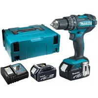 Makita DHP482RMJ, Handbohrmaschine, Schwarz, Blau, 1,3 cm, 3,8 cm, 1,3 cm, 1,3 cm