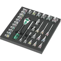 Wera 05150112001, 31 Stück(e), Schwarz, Grün, Stahl, Schwarz, Grün, 4,68 kg, 40,5 cm, 36 cm