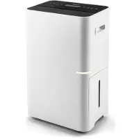 Qlima D820 A Smart Luftentfeuchter WiFi 3-l HEPA Filter - 100-130m³ - 3.8L - Entf. 20L/Tag - Timer, Hygrostat - Weiß - Raumentfeuchter | Dehumidifier