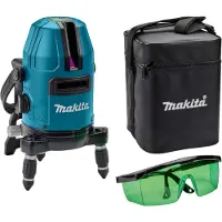 Makita Sk10Gdz Wiederaufladbarer 12V Max (10,8V) Kreuzlaser mit grünem Strahl