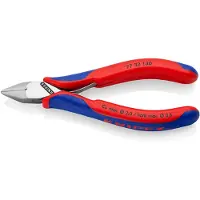 Knipex 77 02 130 Elektronik-Seitenschneider, mit durchgestecktem Gelenk