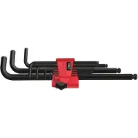 Wera Metrischer Winkel-Innensechskantschlüssel-Satz BlackLaser-950/9 Hex-Plus 6