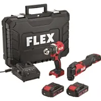 Flex 18V Akku-Multifunktionswerkzeug Multitool + Bohrschrauber Combo-Set 532843