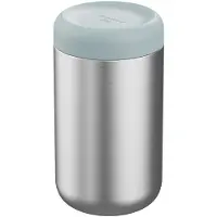 Berghoff Thermobecher in Silber/ Hellblau - 0,75 l - onesize