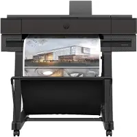 HP Designjet T870 24-Zoll-Drucker, Thermal Inkjet, 2400 x 1200 DPI, PDF, -GL/2, TIFF, JPEG, -RTL, CALS G4, URF, Cyan, Mattschwarz, Magenta, Gelb, 2400 x 1200 DPI, 120 pph