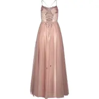 Vera Mont Abendkleid "Damen mit Stickerei" Ohne Tasche Rückenfrei
