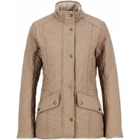 Barbour Jacke Cavalry Polarquilt Damen Light Fawn-16