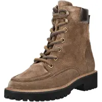 Paul green Velour earth Metallic Stiefelette Braun : 36.5