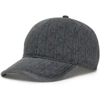 Calvin Klein Denim Emblem Burnout Cap Charcoal Gray Größe: OS | Hüte Outlet | Damen | Schwarz