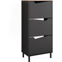 Vicco Schuhkipper Marelle, Anthrazit/Artisan, 60 x 129.5 cm mit 3 Fächern