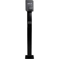 Wallbox Standfuß für Copper SB – Metall-Montagepfosten, wetterfest und pulverbeschichtet, 149 cm Höhe, schwarz