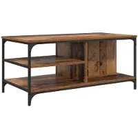 vidaXL Couchtisch Altholz 100 x 50 x 45 cm Holzwerkstoff