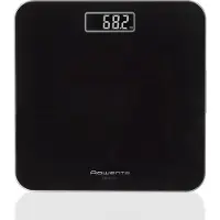 Rowenta Premiss BS1800V0, Elektronische Personenwaage, 160 kg, 100 g, Schwarz, kg, lb, ST, Quadratisch