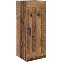 vidaXL Wandschrank Altholz 34,5 x 34 x 90 cm Holzwerkstoff