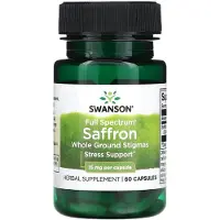 Swanson Health , Full Spectrum Saffron (Safran), 15mg, aus Crocus sativus, Hochdosiert,Kapseln 60 St Kapseln