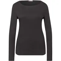 Street One Langarmshirt "Style Lanea" mit U-Boot Ausschnitt