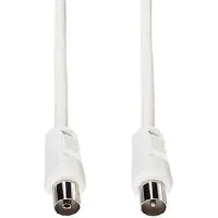E+p HFT 5. Anschluss 1: coax plug, Anschluss 2: coax jack. Kabellänge: 5 m, Produktfarbe: Weiss, Impe