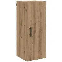 vidaXL Wandschrank Artisan-Eiche 34,5 x 34 x 90 cm Holzwerkstoff