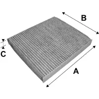 Valeo 698739 Innenraumfilter Pollenfilter für VW POLO (9N) Aktivkohle