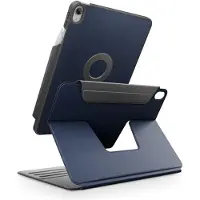 Uniq Rovus Snapmount Magnetic 360 Rotating Detachable Case for iPad 11" 2025 / iPad 10.9" 2022 (10th Gen.) - Navy Blue