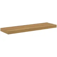 vidaXL Wandregal Wandhalterung Braun 90 x 23,5 x 3,8 cm Holzwerkstoff