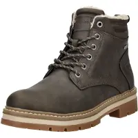 Tom Tailor Schnürstiefel Braun