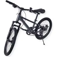 Buxibo - Austin-Fahrrad - Kinder-Mountainbike - Stahlrahmen - 20 Zoll - Grau