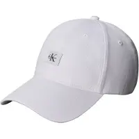 Calvin Klein Baseball Cap JEANS, Herren, weiß (hellweiß), Web, Baumwolle, unifarben, Caps Baseball Cap, Regular fit