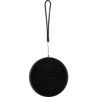 Globo Lighting LED Solarleuchte, Edelstahl, schwarz, Touchdimmer, D 12,5 cm