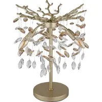 Globo Tischlampe Queena goldene Ø 36cm