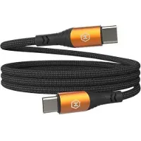 Hammer USB-C-zu-C-Ladekabel, 30 W, Schnellladung, Textilummantelung, für Smartphones, robust