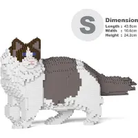 Jekca Bricks Ragdoll Cat 02S-M01 ST19RCA02-M01