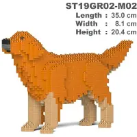 Jekca Bricks Golden Retriever 02-M02 ST19GR02-M02