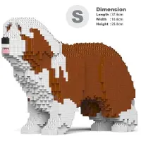 Jekca Bricks Bearded Collie 01-M04 ST19PT54-M04