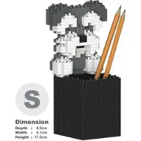 Jekca Bricks Schnauzer Pencil Cup 01S ST01DPC02