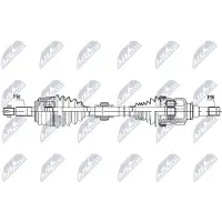 NTY NPW-TY-249 Antriebswelle Vorne Links für TOYOTA Corolla XII Kombi (E210) Corolla XII Schrägheck (E210)