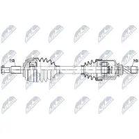 NTY NPW-RE-269 Antriebswelle Vorne Links für RENAULT MEGANE III Grandtour (KZ0/1) Scénic III (JZ0/1) GRAND SCÉNIC III (JZ0/1) Megane III Schrägheck