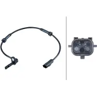 Hella Sensor Raddrehzahl 2-polig Hallsensor 600 mm Kabel für DACIA SPRING