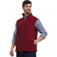 Premier - "Artisan" Weste für Herren LT1328 (XXL) (Burgunderrot/Braun)