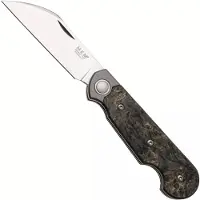 MKM Knives MKM Jacques JQ-TDMGD, Satin CPM MagnaCut, Dark Matter Gold Carbon Fiber Taschenmesser, Jesper Voxnaes Design