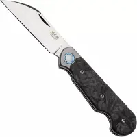 MKM Knives MKM Jacques JQ-TDMBK, Satin CPM MagnaCut, Dark Matter Black Carbon Fiber Taschenmesser, Jesper Voxnaes Design