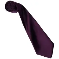 Premier - "Colours Collection" Krawatte (Aubergine)