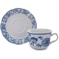 Thun 1794 a.s. Natalie, Tasse und Untertasse, 370 ml, Zwiebel, Porzellan