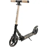 Bandits and Angels Bandits & Angels Kinderroller Black Racer 205 Sand ab 5 Jahren für Jungen und Mädchen – Kinderroller – Klappbar – Verstellbarer Lenker – Roller mit Fußbremse