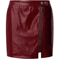 Pepe Jeans für Damen. PL9011898 Rubinroter Rock burgunderrot (XS), Lässig, Party, Polyester, Bordeaux