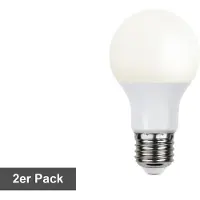 Star Trading LED-Leuchtmittel ,Opaque Basic', 2er-Pack, E27, 6,5W, 470lm, milchig, | Gr.: onesize