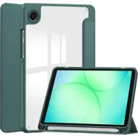 IMoshion Trifold Hardcase Klapphülle für das Samsung Galaxy Tab A11 Plus - Grün