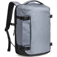 Tomtoc Leichter Reiserucksack 28 l Hellgrau mit Laptopfach bis 16 inch