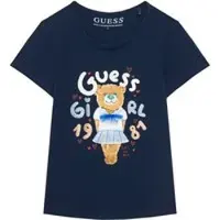 GUESS T-Shirt K6RI03 K6YW4 Dunkelblau Regular Fit